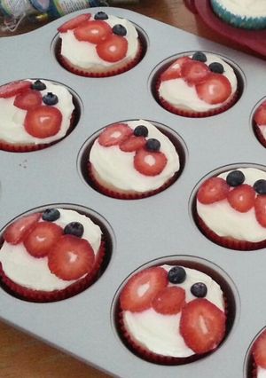 アンパンマンカップケーキ-レシピのメイン写真