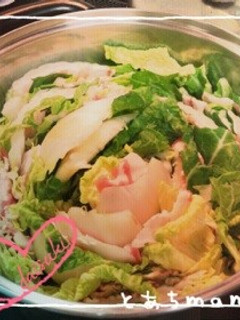 白菜と豚バラのミルフィーユ鍋-レシピのメイン写真