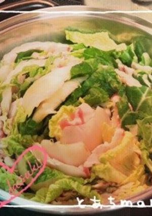 白菜と豚バラのミルフィーユ鍋-レシピのメイン写真