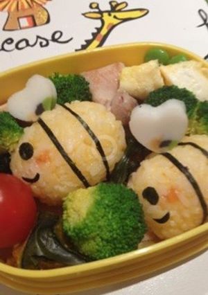 ミツバチのお弁当-レシピのメイン写真