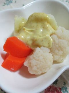 ☆温野菜のカレーマヨソース☆子供が好き♪-レシピのメイン写真