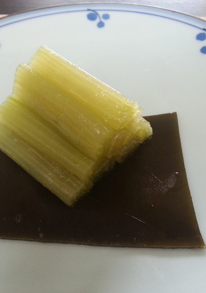 蕗（ふき）の昆布〆-レシピのメイン写真