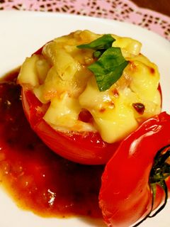 まるごとトマトのグラタン-レシピのメイン写真