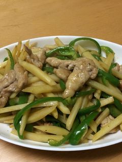 じゃがいもとピーマンの炒めもの-レシピのメイン写真