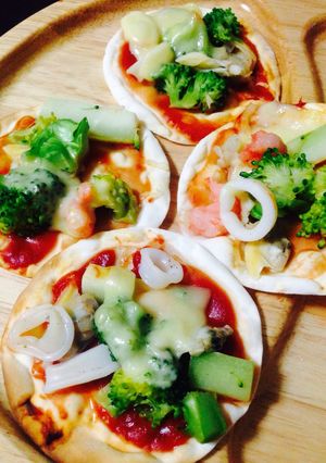 餃子の皮deおもてなしピザ-レシピのメイン写真