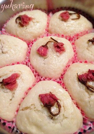 米粉と甘酒の蒸しケーキ♡-レシピのメイン写真