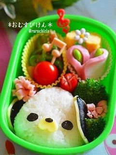 ✿簡単♬おむすびけんキャラ弁✿-レシピのメイン写真