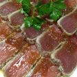 マグロのたたき風♪粗挽き胡椒がキメテ♪