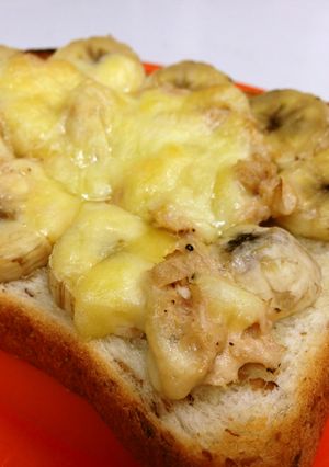 ツナとバナナチーズ♪トースト-レシピのメイン写真