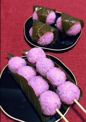✿雛祭り✿道明寺団子✿-レシピのメイン写真