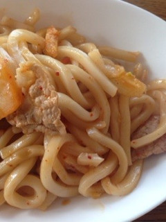 あっさり醤油キムチうどん-レシピのメイン写真