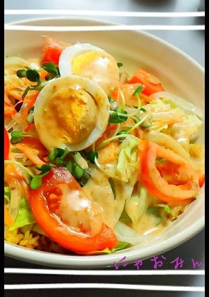 カフェに☆ランチに☆サラダピラフ-レシピのメイン写真
