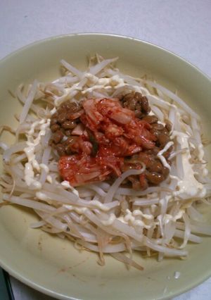 もやし納豆キムチサラダ-レシピのメイン写真