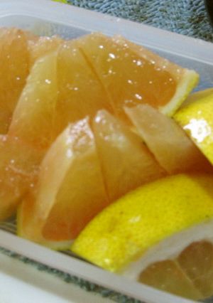 グレープフルーツde試食切りにひと手間-レシピのメイン写真