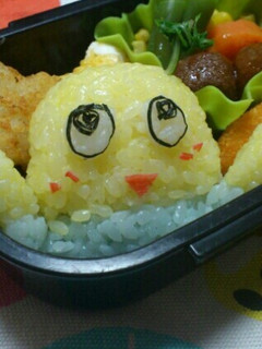 ゆるキャラ弁★ふなっしー-レシピのメイン写真