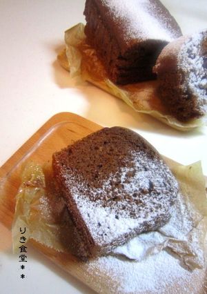ホットケーキミックスdeチョコケーキ-レシピのメイン写真