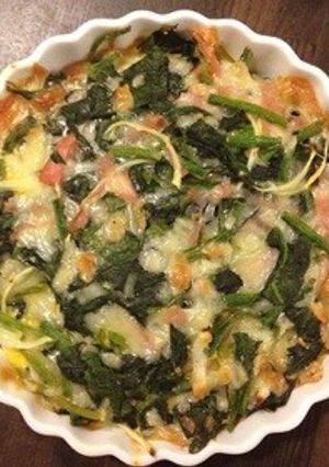 簡単✾なんちゃってほうれん草のキッシュ✾-レシピのメイン写真