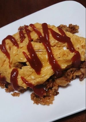 ランチ手抜き?簡単オムライス-レシピのメイン写真