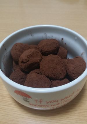 ホワイトデーにもOK？生チョコ風トリュフ-レシピのメイン写真