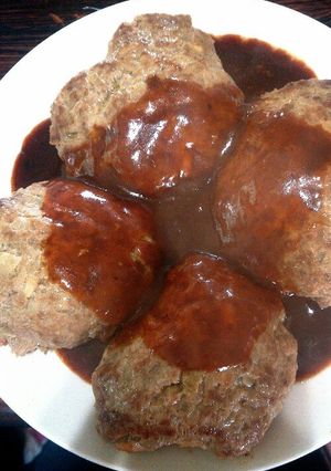 簡単肉厚ジューシー!!ハンバーグ!!-レシピのメイン写真