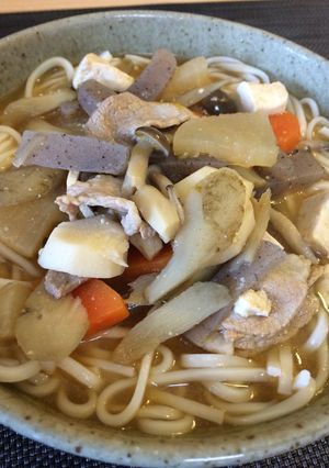 豚汁リメイク☆プチッとキムチうどん-レシピのメイン写真