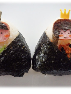 超簡単!ふりかけとのりでひな祭り!-レシピのメイン写真