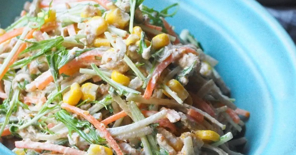 ⭐️mhrs⭐️ デリ風♪ツナマヨごぼうサラダ by emyo 【クックパッド】 簡単