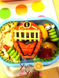トッキュウジャー♡簡単♡キャラ弁♡-レシピのメイン写真