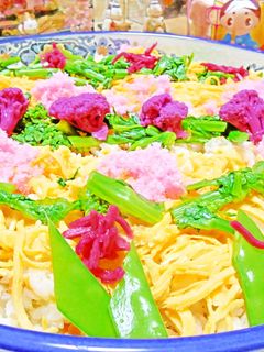 ✿お花畑✿ちらし寿司-レシピのメイン写真