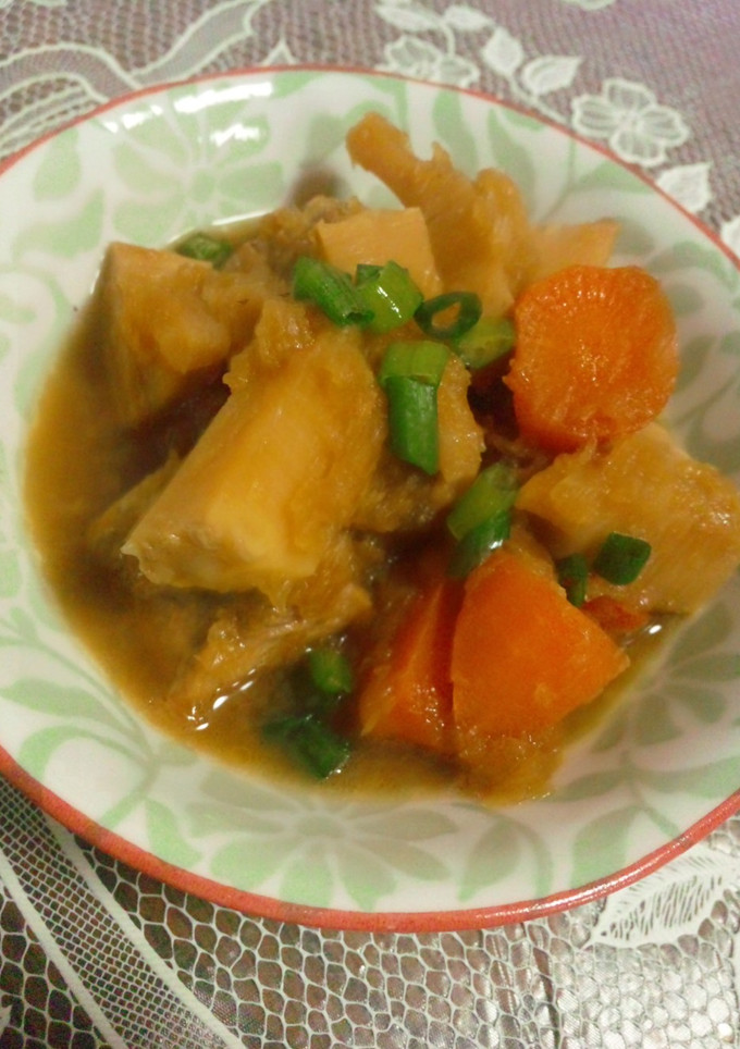 ご飯がススむ！鶏と人参と筍のみぞれ煮-レシピのメイン写真