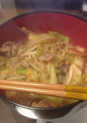 シンプル野菜炒め丼-レシピのメイン写真