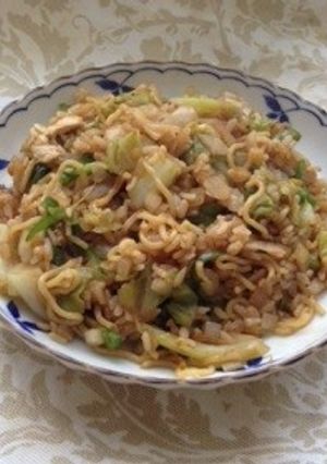 野菜が全体の2/3★ノンオイルそばめし-レシピのメイン写真