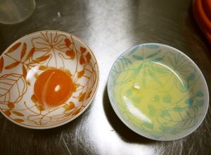 目からウロコ☆卵黄と卵白への仕分け-レシピのメイン写真