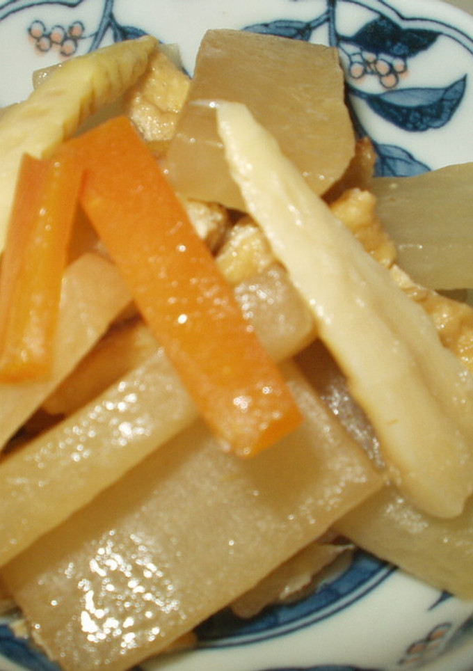 大根とあげのさっと煮-レシピのメイン写真