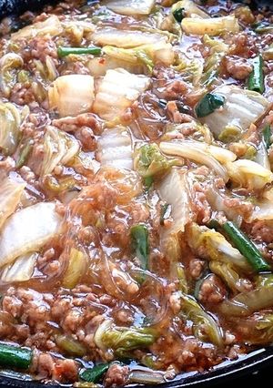 春雨入り！とろっと甘辛マーボー白菜-レシピのメイン写真