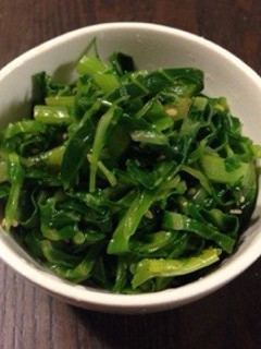 キャベツの外葉と大根の葉の簡単和え❀-レシピのメイン写真
