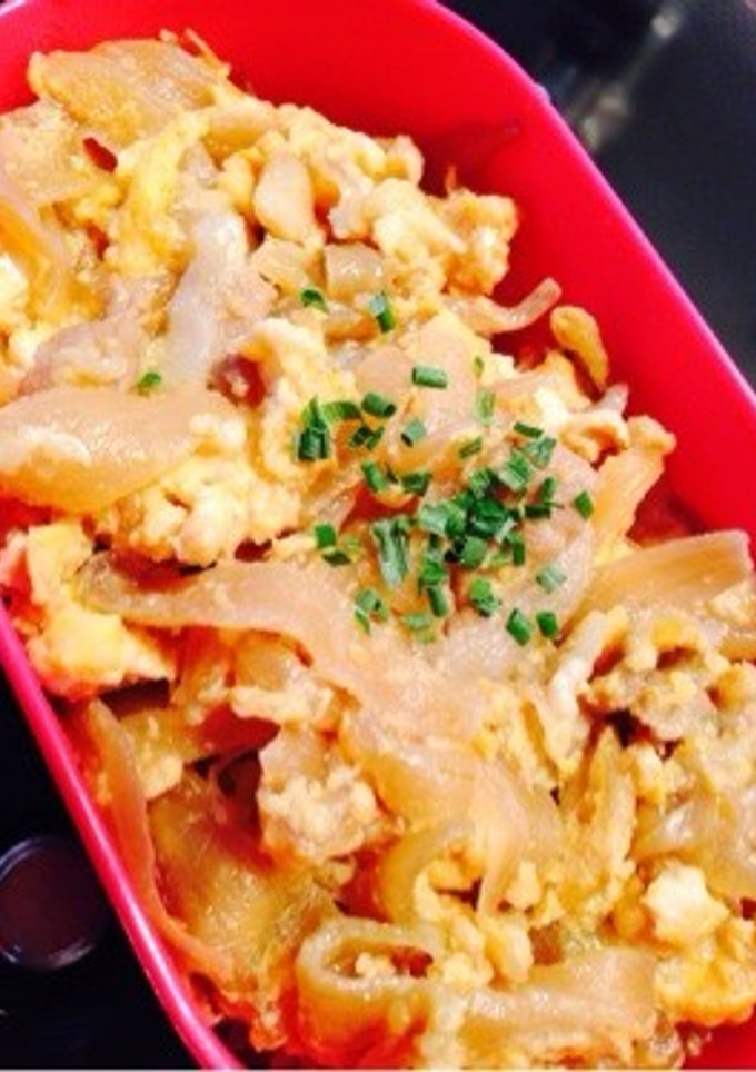 *\簡単たまねぎのたまごとじ丼/*-レシピのメイン写真