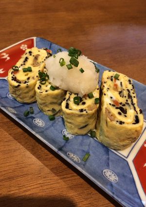 ひじき入り厚焼き玉子-レシピのメイン写真