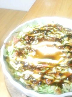 お好み焼き風卵キャベツ焼き-レシピのメイン写真
