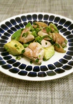 ねぎ塩レモンで♪鶏肉とアボカド炒め-レシピのメイン写真