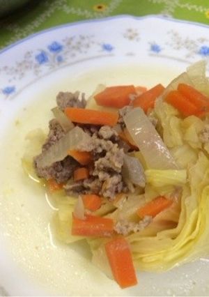 低糖質 簡単ロールキャベツ風煮込み-レシピのメイン写真