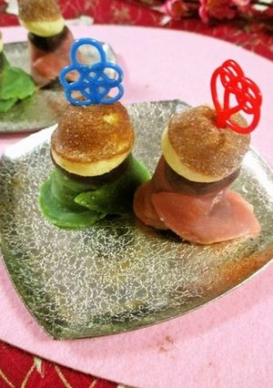 七夕＆ひな祭りに♡お雛様-レシピのメイン写真