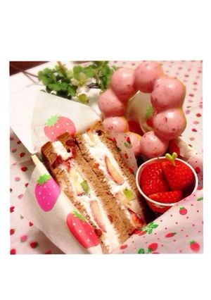 HＢのイチゴパンでフルーツサンド-レシピのメイン写真