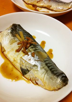 鯖の梅酒＆生姜煮-レシピのメイン写真