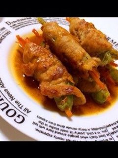 野菜の肉巻き-レシピのメイン写真