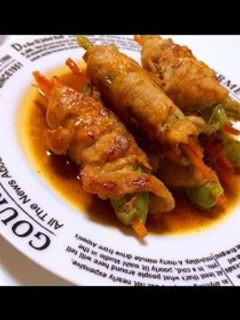 野菜の肉巻き-レシピのメイン写真