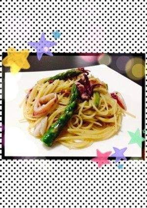 ボイルヤリイカのペペロンチーノ-レシピのメイン写真