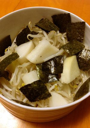 大根とモヤシ、海苔の韓国サラダ-レシピのメイン写真