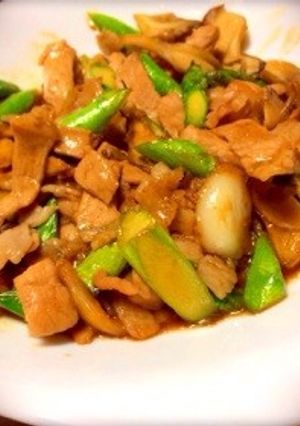 豚ロースとアスパラの中華炒め-レシピのメイン写真