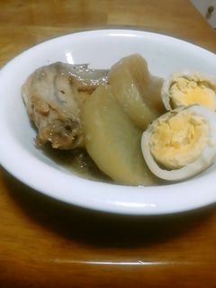 鶏手羽先と卵と大根の煮込み-レシピのメイン写真